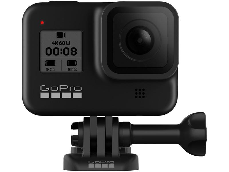 ヘッドホン GoPro HERO8 BLACK GoPro Hero 8 Black 12MP 4K Wi-Fi Bluetooth - 2” à Prova dÁgua com